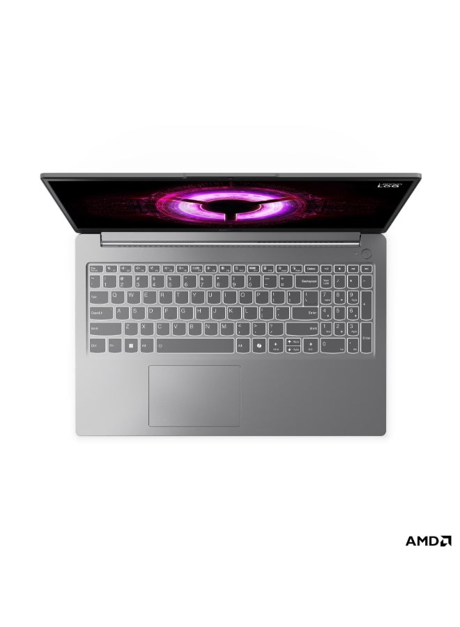 Lenovo LOQ 15ARP10E Gaming Laptop With 15.6 Inch Full HD (1920x1080) Display, AMD Ryzen 7 170 Processor/16GB RAM DDR5/1TB SSD/6GB NVIDIA GeForce RTX 3050 Graphics/DOS(Without Windows)/ English/Arabic Luna Grey English/Arabic Luna Grey - Image 2
