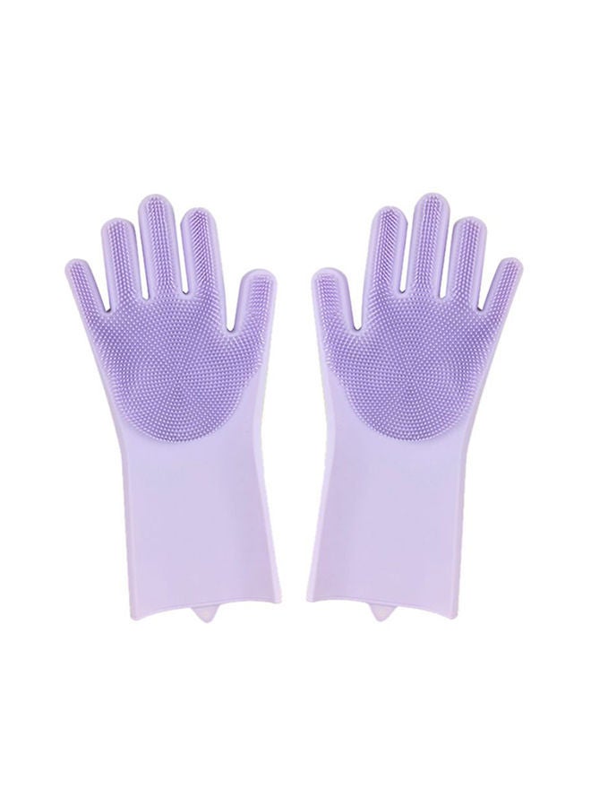 NIBEMINENT Silicone Scrubbing Gloves Multicolor 20cm - Image 1