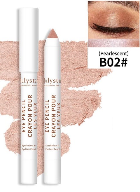 Eye Pencil Crayon Pour Les Yeux Matte Shimmer Eye Shadow Monochrome Eye Shadow Stick B02