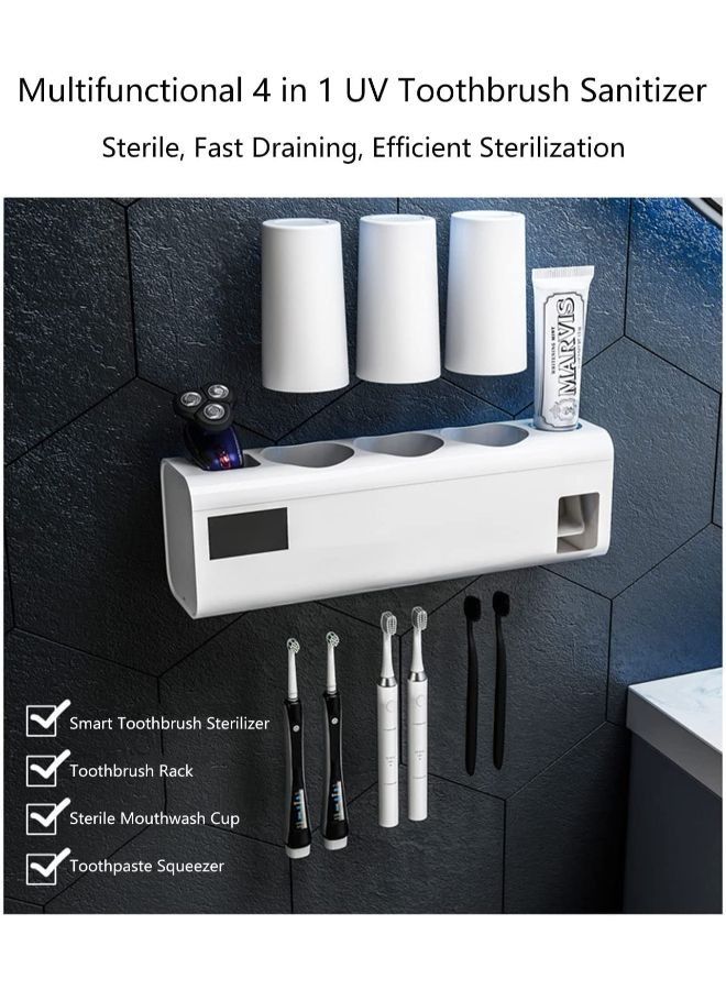 Wall Mounted Toothbrush Holder With Sterilizer - Image 3