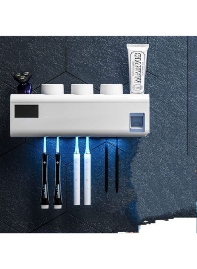 Wall Mounted Toothbrush Holder With Sterilizer - Image 1