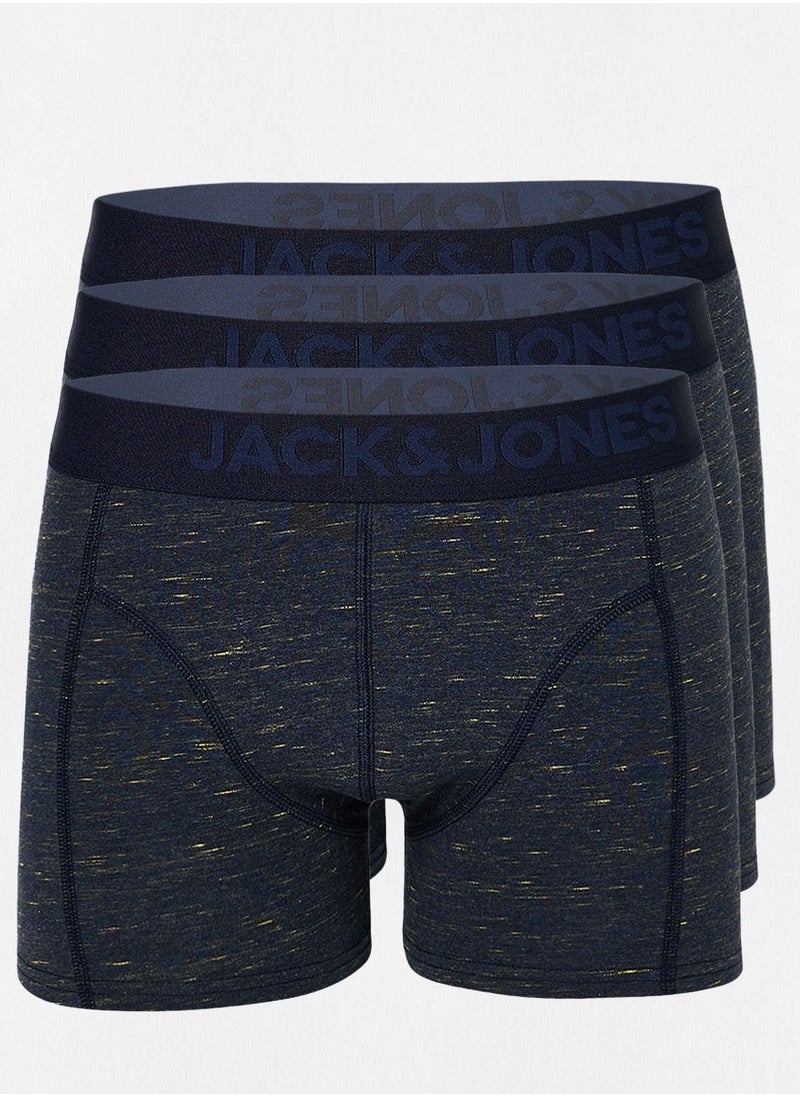 JACK & JONES - Logo Band Trunks (Pack 3) - Image 1