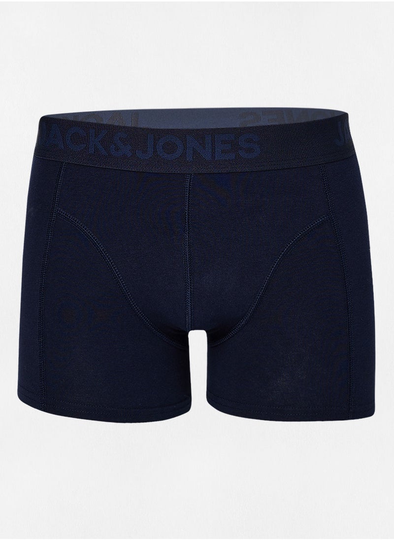 JACK & JONES - Logo Band Trunks (Pack 3) - Image 1