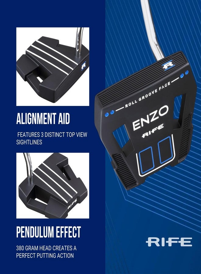 Rife ENZO Putter - Extra Long 38 Inches Total Length with Extra Long Golf Putter Grip - Image 5