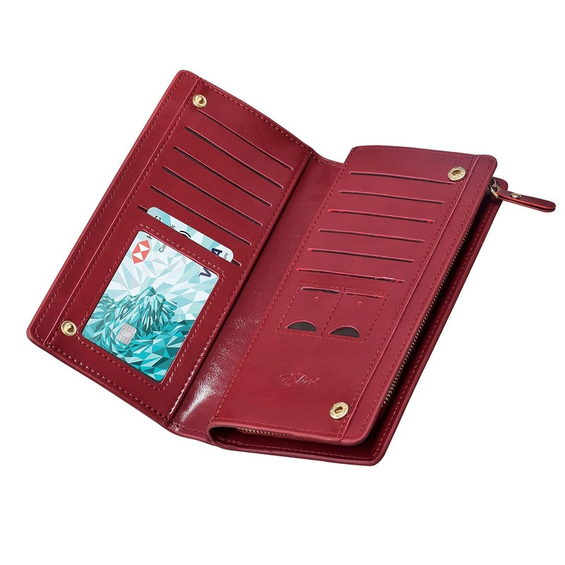Elios Faux Leather Women purse(Red Tan) - Image 3