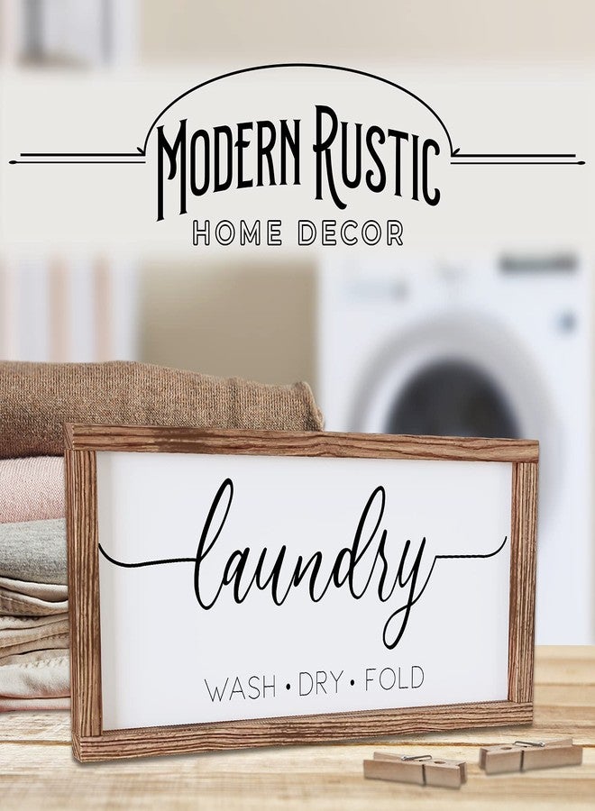 FORTIVO Laundry Signs for Laundry Room Decor, Laundry Room Decor and Accessories, Laundry Signs, Farmhouse Laundry Room Decor, Laundry Signs Wall Decor, Farmhouse Laundry Decor, Laundry Room Signs Wall Decor - Image 3