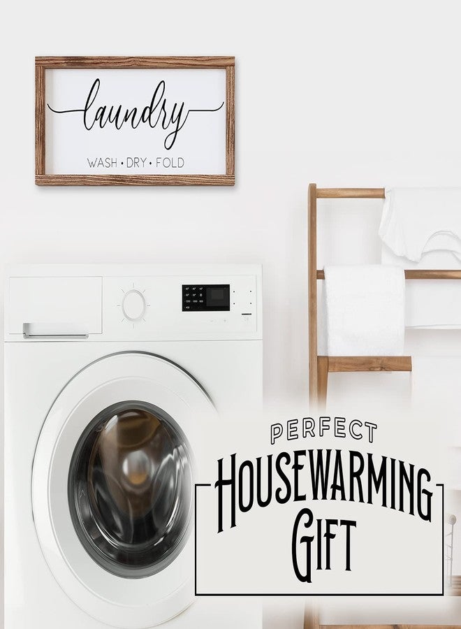 FORTIVO Laundry Signs for Laundry Room Decor, Laundry Room Decor and Accessories, Laundry Signs, Farmhouse Laundry Room Decor, Laundry Signs Wall Decor, Farmhouse Laundry Decor, Laundry Room Signs Wall Decor - Image 5