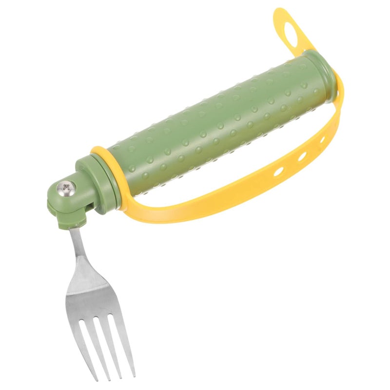 Adaptive Fork for Elderly And Disabled Angled Design Comfortable Grip For Shaking Hands Rehabilitation Dining Aid - Image 2