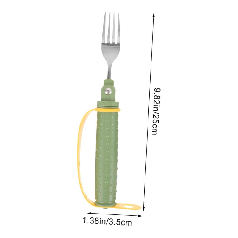 Adaptive Fork for Elderly And Disabled Angled Design Comfortable Grip For Shaking Hands Rehabilitation Dining Aid - Image 3