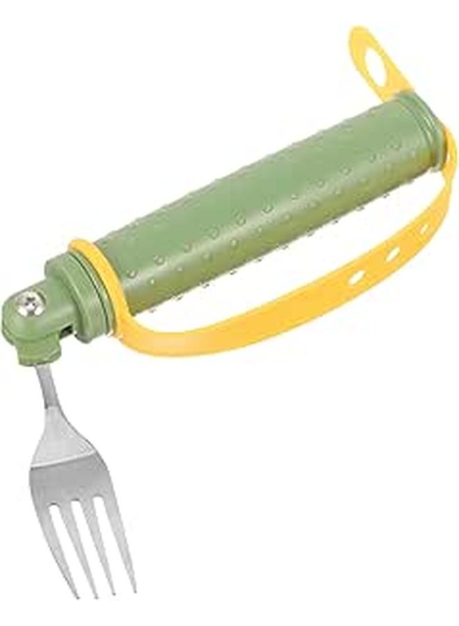 Adaptive Fork for Elderly And Disabled Angled Design Comfortable Grip For Shaking Hands Rehabilitation Dining Aid - Image 1