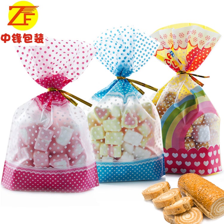 Christmas Gift Bag – Small Plastic Packaging for Biscuits and Candy - Image 2