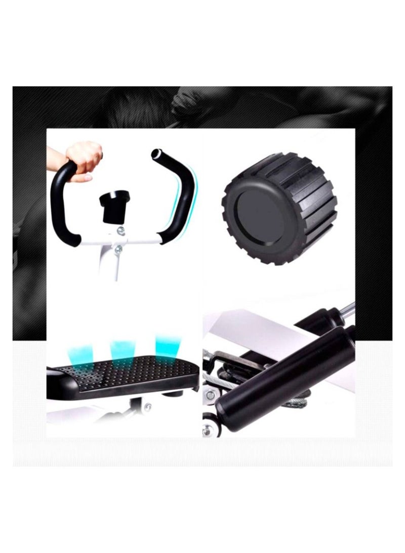 H PRO Adjustable Stepping Machine with Resistance Bands and Handle - Image 3