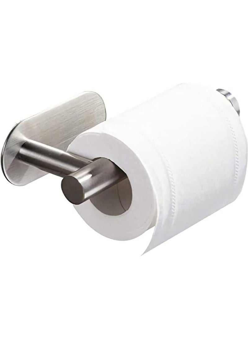 LIMOS Toilet Paper Holder Adhesive | Stick on Toilet Paper Roll Holder | Rustproof | 304 Stainless Steel Peel and Stick Toilet Paper Holder for Kitchen & Washroom - Image 1