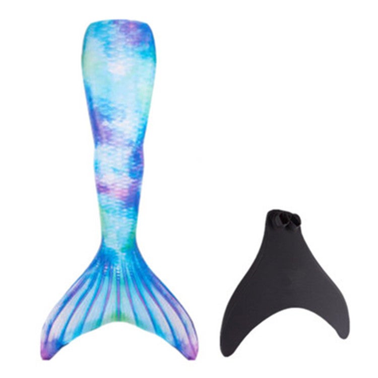 general Kids and Adult Mermaid Tail Swimming Costume Polyester Print Design - Image 5
