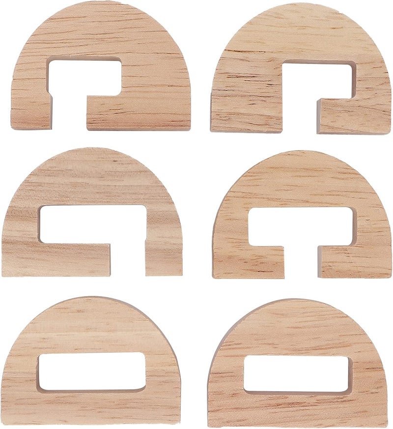 klarako Brain Teaser Toy, Intelligent Training Wooden Puzzle Unlock Interlock Jigsaw Lock Educational Puzzle Lock Toy Luban Lock Kongming Lock Wooden Educational Toys - Image 2