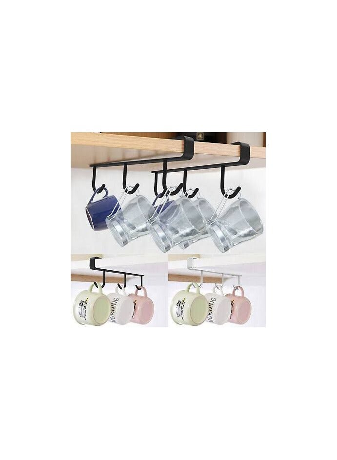 Mug and kitchen utensil holder with 6 metal handles - Image 4