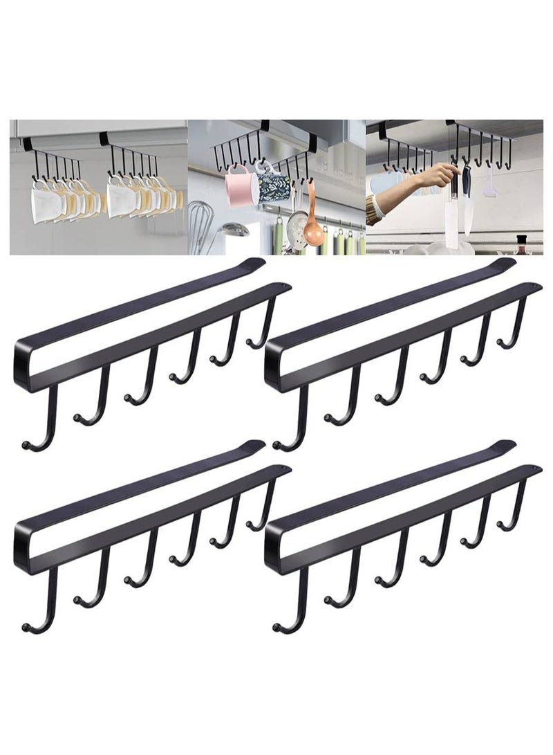 Mug and kitchen utensil holder with 6 metal handles - Image 3