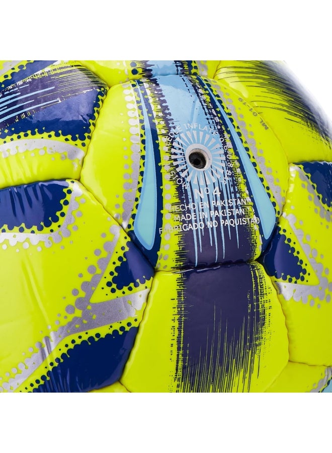 Joma Dali Soccer Ball Yellow Fluor-Navy Size 4 400191.060.4 - Image 3