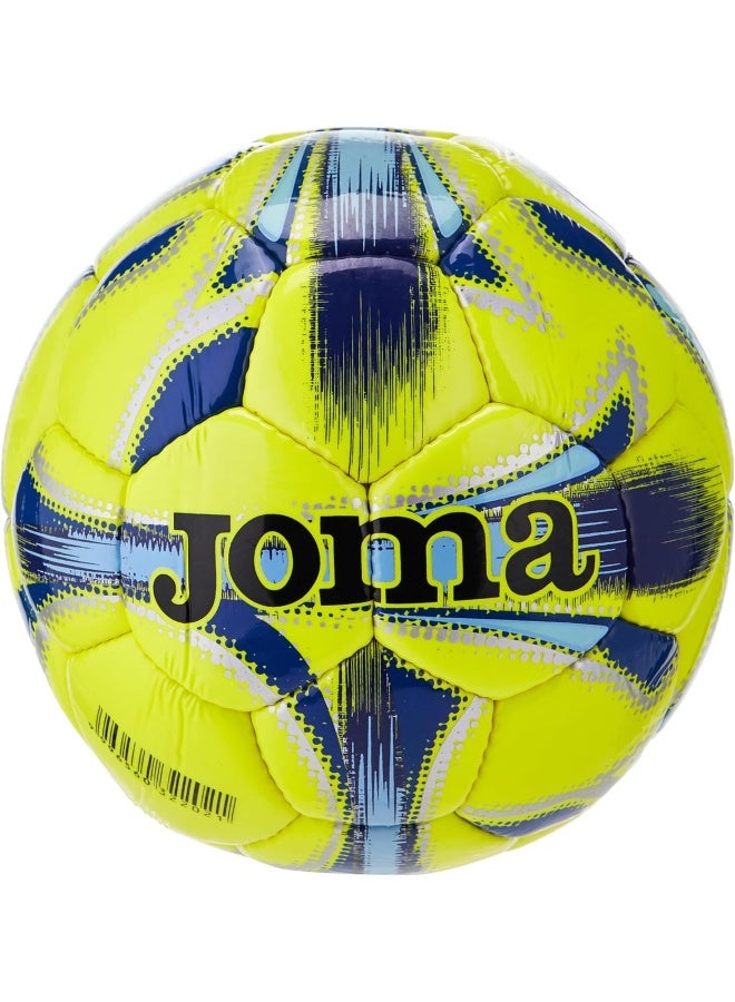 Joma Dali Soccer Ball Yellow Fluor-Navy Size 4 400191.060.4 - Image 2