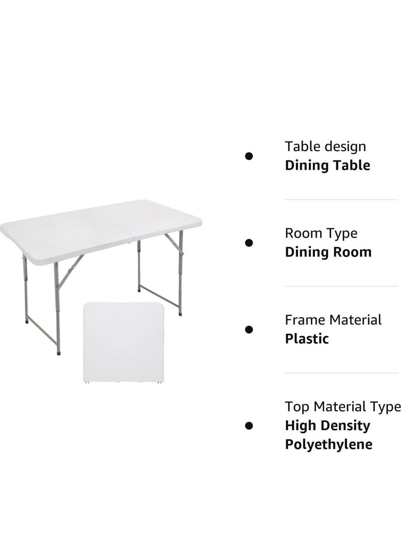 Phone Planet - White folding table with dimensions of 120 x 70 cm. Flexibility and quality in design - Image 1