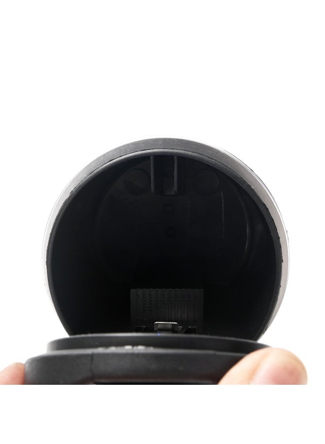 لوازم طفاية دخان سيارة - منفضة سجائر للسيارة مع إضاءة LED وغطاء، تصميم يناسب حامل الأكواب، فتح بالضغط، قاعدة ثابتة، سلة مهملات سيارة صغيرة محمولة للاستخدام اليومي والسفر وسيارات التطبيقات - Image 5