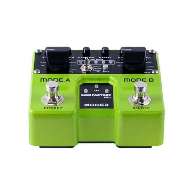 MOOER Mod Factory Pro Twin Series Dual Engine Modulation Pedal,16 Modulation Effects, Stereo Output, 4 Presets, Tap Tempo, Support Expression  Pedal - Image 3