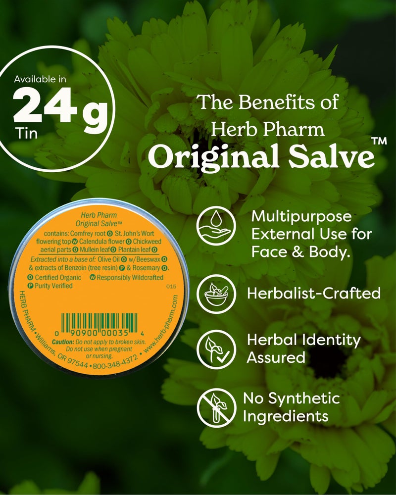 Herb Pharm Original Salve with Comfrey and St. John's Wort - 24 Grams - Image 2