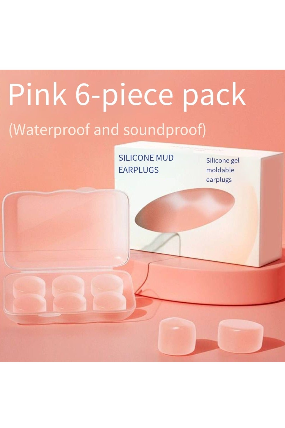 Noise-isolating silicone earplugs for sleeping, swimming, and sleeping, waterproof, special snoring artifact noise reduction