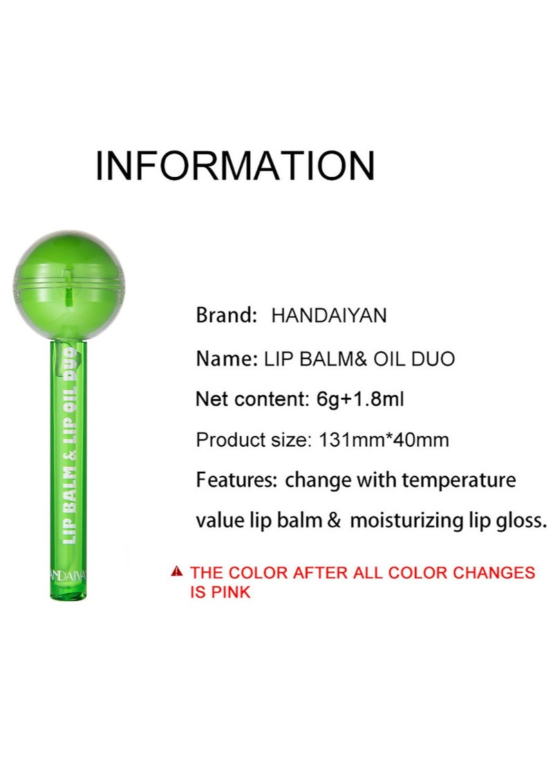 Handaiyan 2 IN 1 Lip Balm and Lip Oil Duo  - Image 3