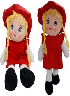 Generic Doll Soft Toy For Girls Premium Material Cotton : length 32cm / width 13cm (Red) 