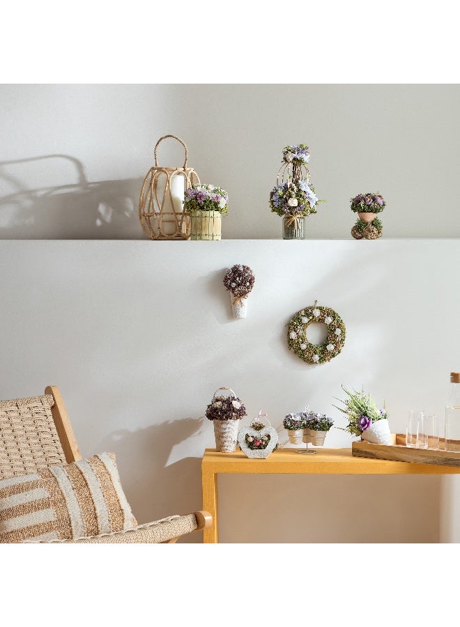 Home Box Caven Ranunculus Arrangement in Brunch Ball Planter 10 x 10 x 15 cm - Image 4