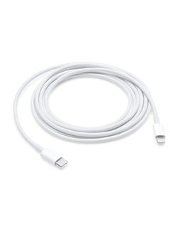 Lightning to USB C Cable 2m White