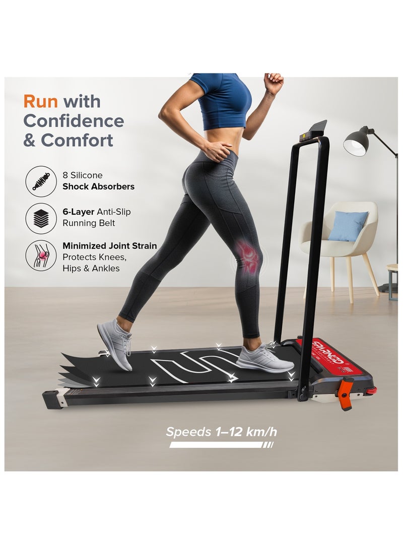 STH-3007 3-in-1 Double-Sided Walking Pad Treadmill for Home Use with Acupressure Massage Pad, 5-Speed Modes, LED Display, Incline, 2.5HP Motor, Supports Up to 120kg image 6
