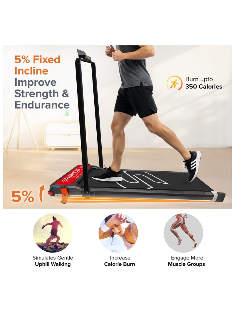 STH-3007 3-in-1 Double-Sided Walking Pad Treadmill for Home Use with Acupressure Massage Pad, 5-Speed Modes, LED Display, Incline, 2.5HP Motor, Supports Up to 120kg image 7