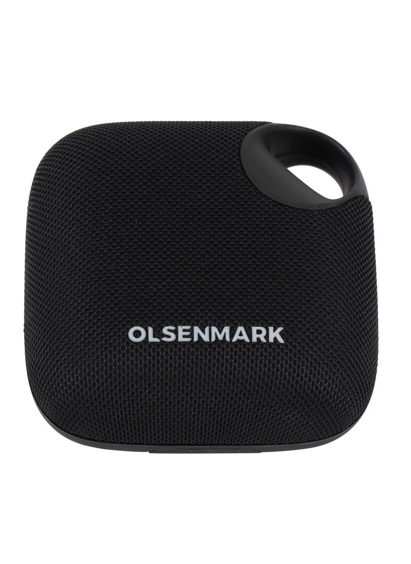 أولسنمارك - Wireless Portable 5W 2" Speaker with Bluetooth-OMMS1219 Powerful Audio Companion, IPX6 Water Resistant, 800mAh Battery, TWS Function, USB-Mp3 TF Card ,long Play Time  2 Years Warranty - Image 1