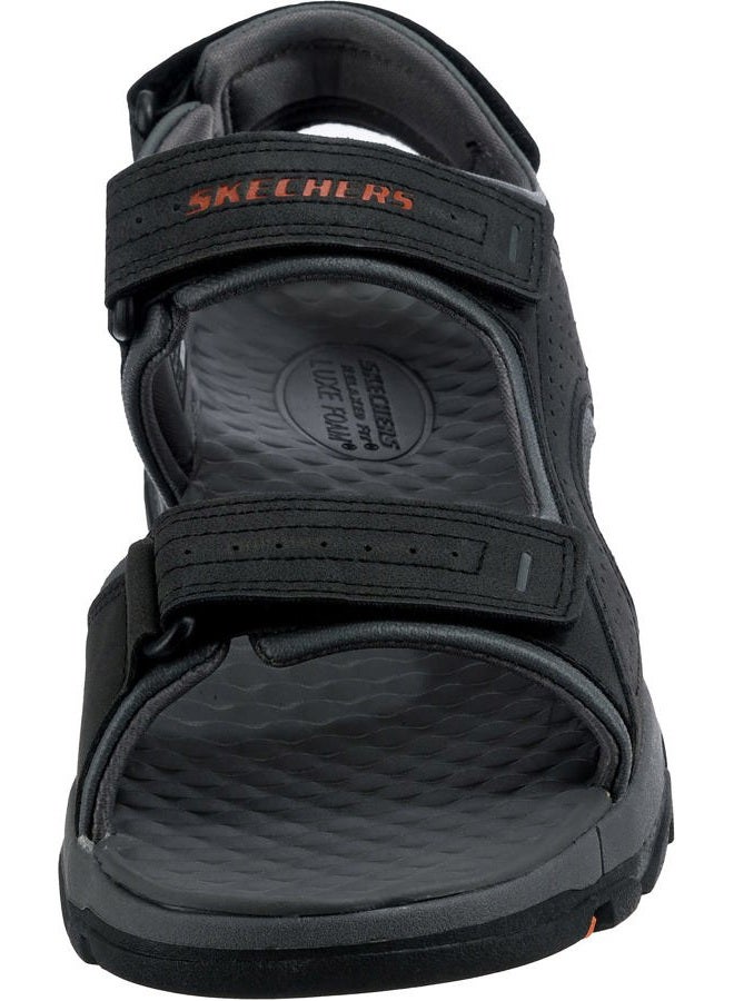 SKECHERS TRESMEN, Men's Sandals/Slippers, BLACK, 45 EU - Image 3