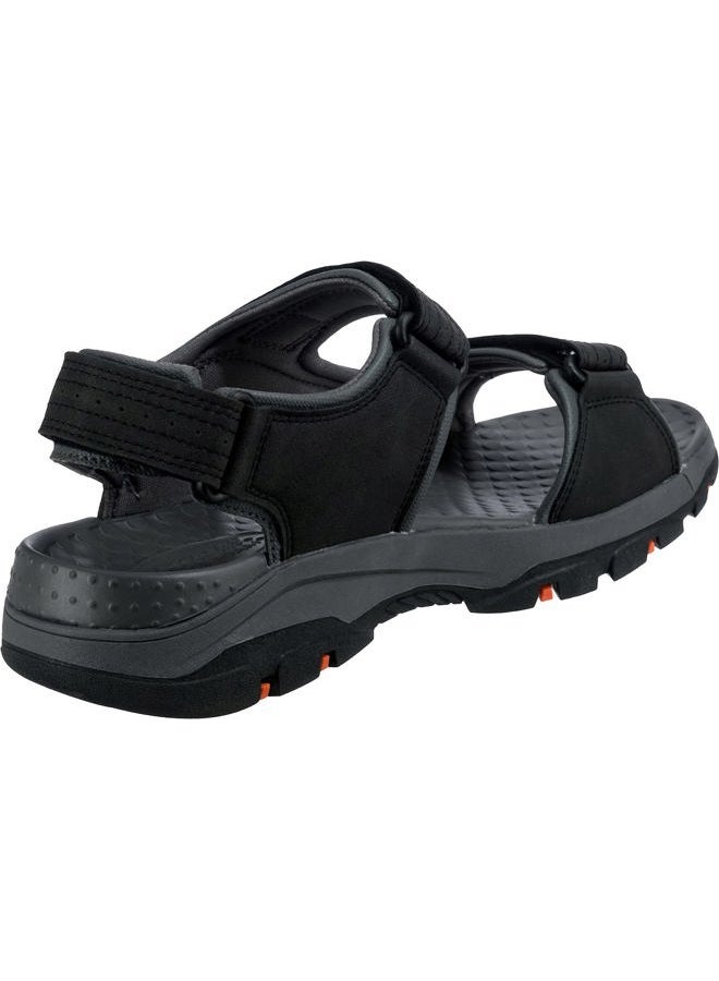 SKECHERS TRESMEN, Men's Sandals/Slippers, BLACK, 45 EU - Image 4