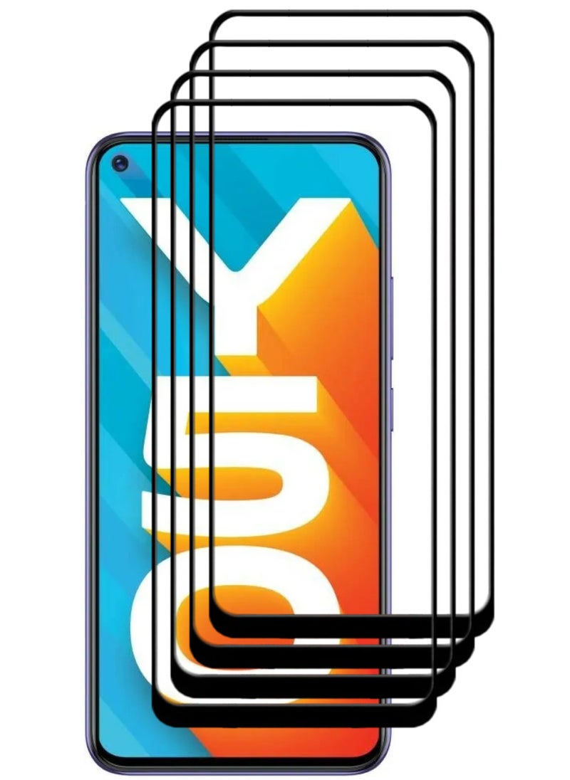 ACLIX 4 Pieces Antistatic ESD Dustproof Premium Quality High Definition Tempered Glass Screen Protector Designed For vivo Y50 - Image 1