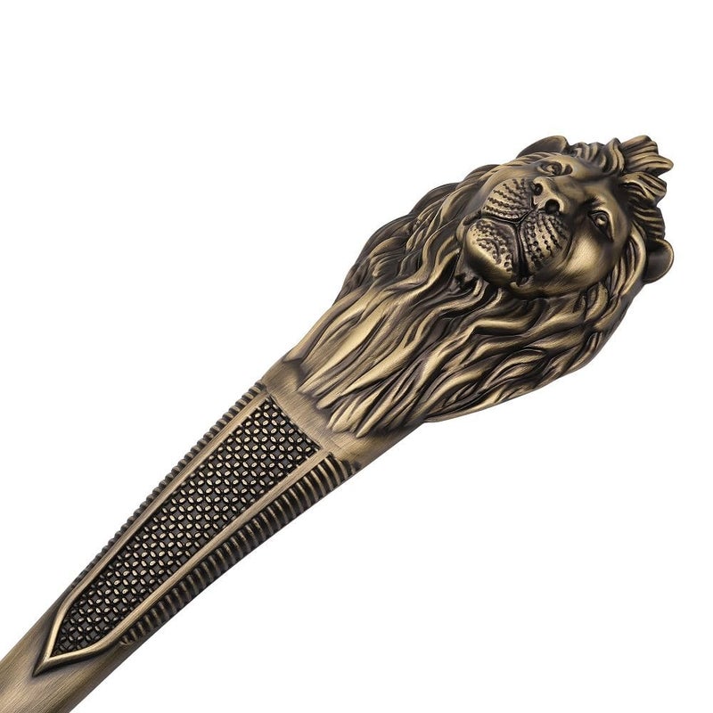 Bzcarts Heavy Duty Door HandleDoor Home Decor Lion Shape Main Door HandleDoor Pull Push Handle 250MM Pack of 2 Brass Antique - Image 3