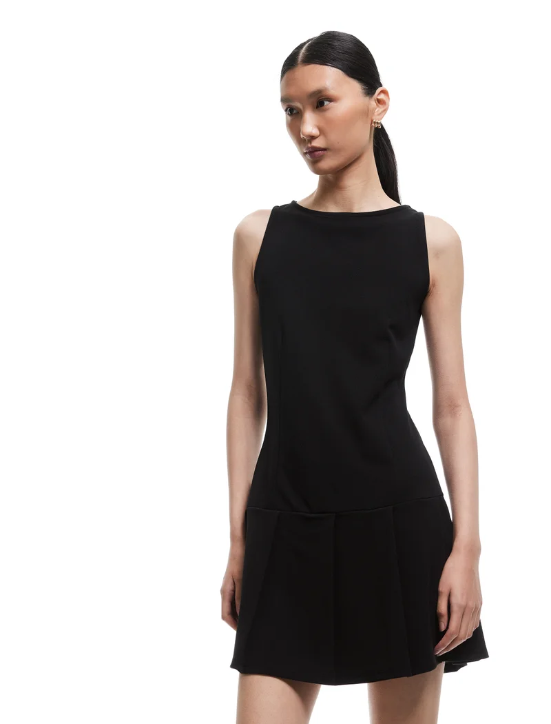 كوتون Mini Pleated Dress