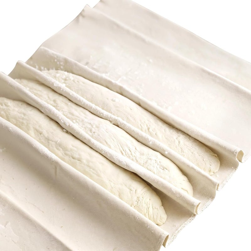 Professional Linen Bakers Couche, Large Non-Stick Proofing Cloth For French Making - Image 1