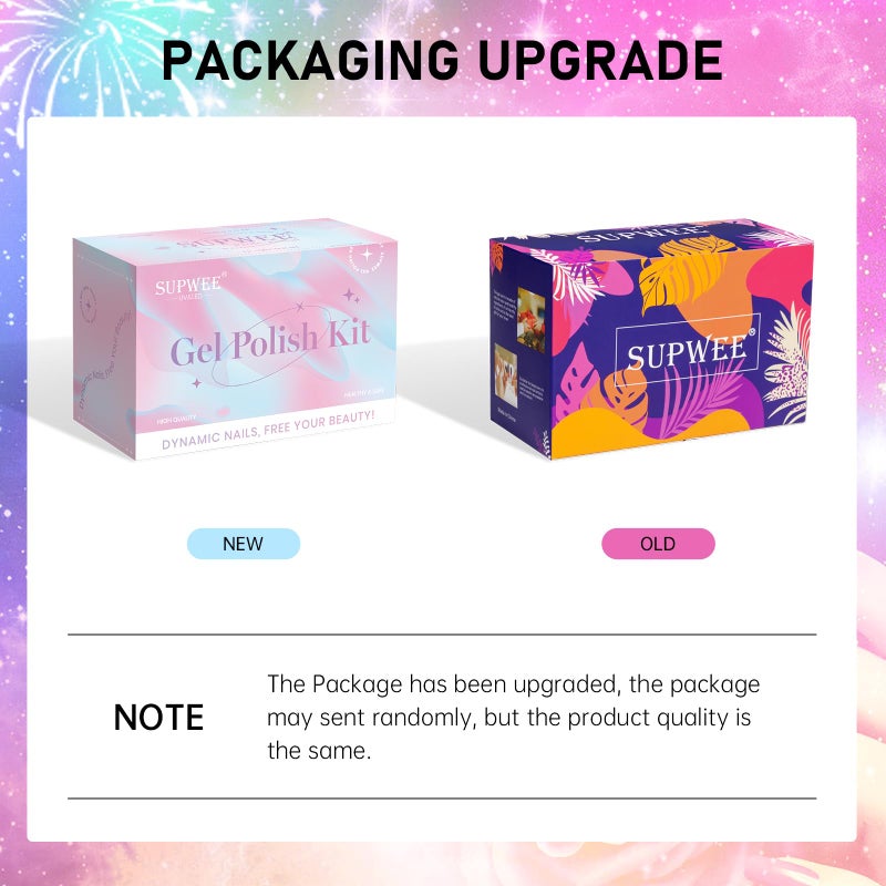 SUPWEE Neon Cat Eye Gel Polish Set with Magnetic, Sparkle Glitter Cateye Nail Polish Gel Holographic Magnetic Gels Polish Long Lasting Soak Off UV Gels for Professional Nail Salon or DIY at Home - Image 2