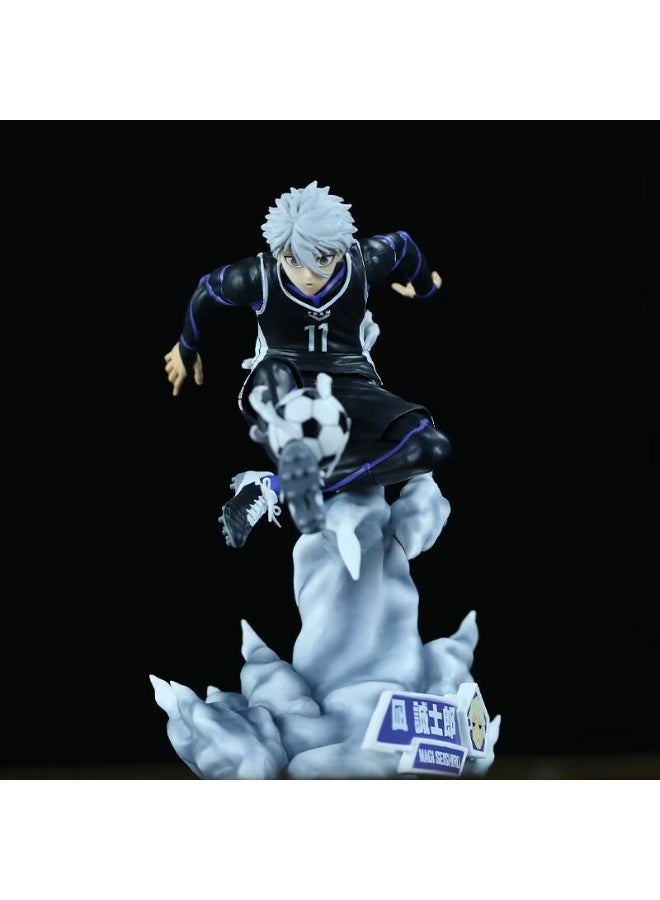 عام الأزرق قفل سطح المكتب الديكور سيشيرو ناجي شخصية نموذج جمع الديكور اللعب هدايا للعائلة والأصدقاء - Image 2