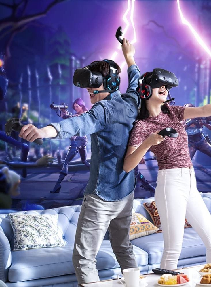 G2000 Gaming Headset Deep Bass Computer Game Headphones with microphone LED Light for computer PC Gamer (Blue) - Image 2