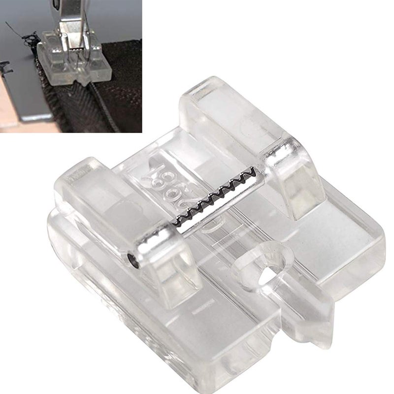 CKPSMS Brand 1PCS 820474096 Snap on Clear Invisible Zipper Foot Compatible withReplacement for Pfaff Brand Home Sewing Machine Snap on Clear Invisible Zipper Foot