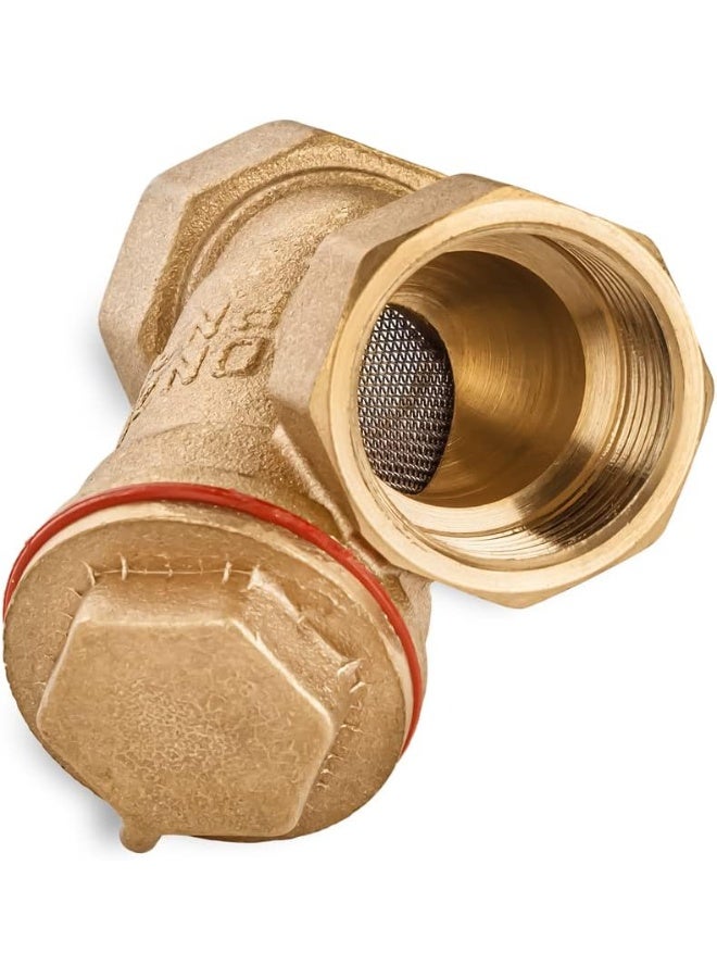 19mm Female Brass Y-Type Strainer, Lead-Free Female Threaded Connection for Pumps, Control Valves, Meters, Steam Traps, Regulators, Water Flow Filter by Metal & Brasco (19mm) - Image 5