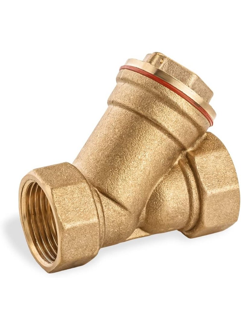 19mm Female Brass Y-Type Strainer, Lead-Free Female Threaded Connection for Pumps, Control Valves, Meters, Steam Traps, Regulators, Water Flow Filter by Metal & Brasco (19mm) - Image 4