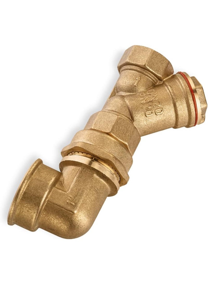 19mm Female Brass Y-Type Strainer, Lead-Free Female Threaded Connection for Pumps, Control Valves, Meters, Steam Traps, Regulators, Water Flow Filter by Metal & Brasco (19mm) - Image 3
