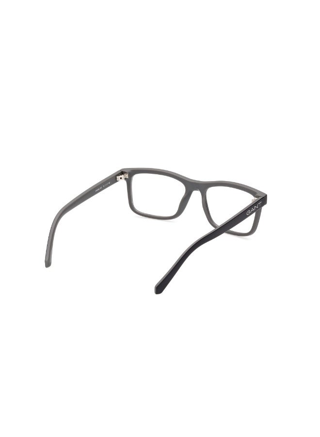 GANT Ga3266 Rectangular Injected Frames For Men Size 53, Matte Black - Image 5