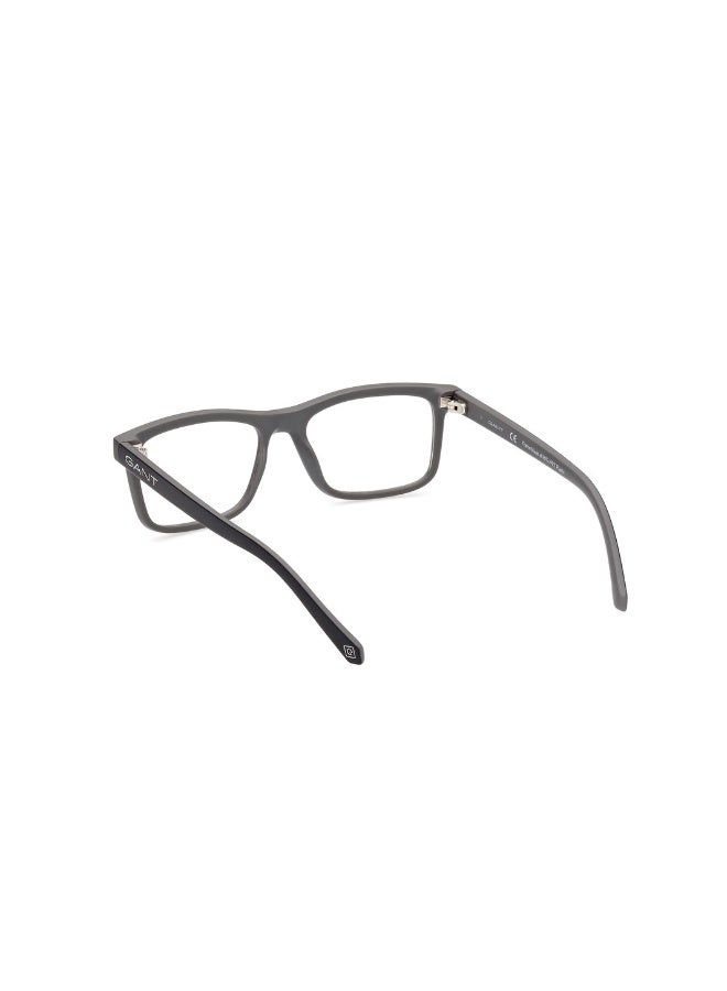 GANT Ga3266 Rectangular Injected Frames For Men Size 53, Matte Black - Image 3